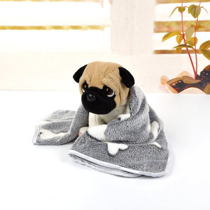 Plus Velvet Thickened Pet Blanket – Luxurious Comfort for Your Furry Companion