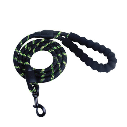 Reflective Nylon Dog Leash – Durable Rope for Small, Medium & Large Dogs