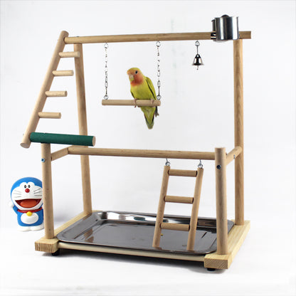 Bird Stand Desktop Training Playground – Cockatiel Swing & Climbing Ladder