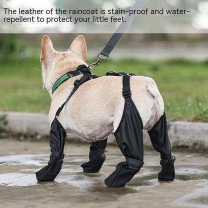 Waterproof Dog Shoes – Adjustable Breathable Boots for Outdoor Walking & Paw Protection