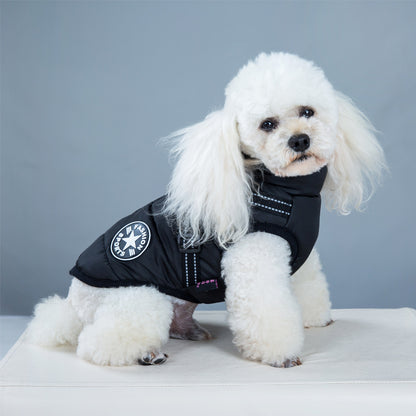 Waterproof Winter Dog Coat with Harness – Warm Jacket for Big Dogs & Chihuahuas