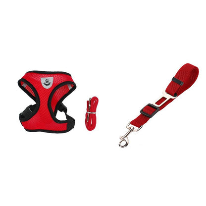 Pet Car Seat Belt & Leash – Safe and Adjustable Restraint for Dogs