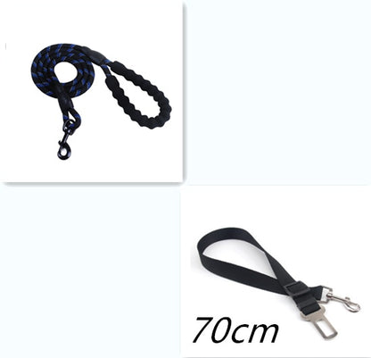 Reflective Nylon Dog Leash – Durable Rope for Small, Medium & Large Dogs