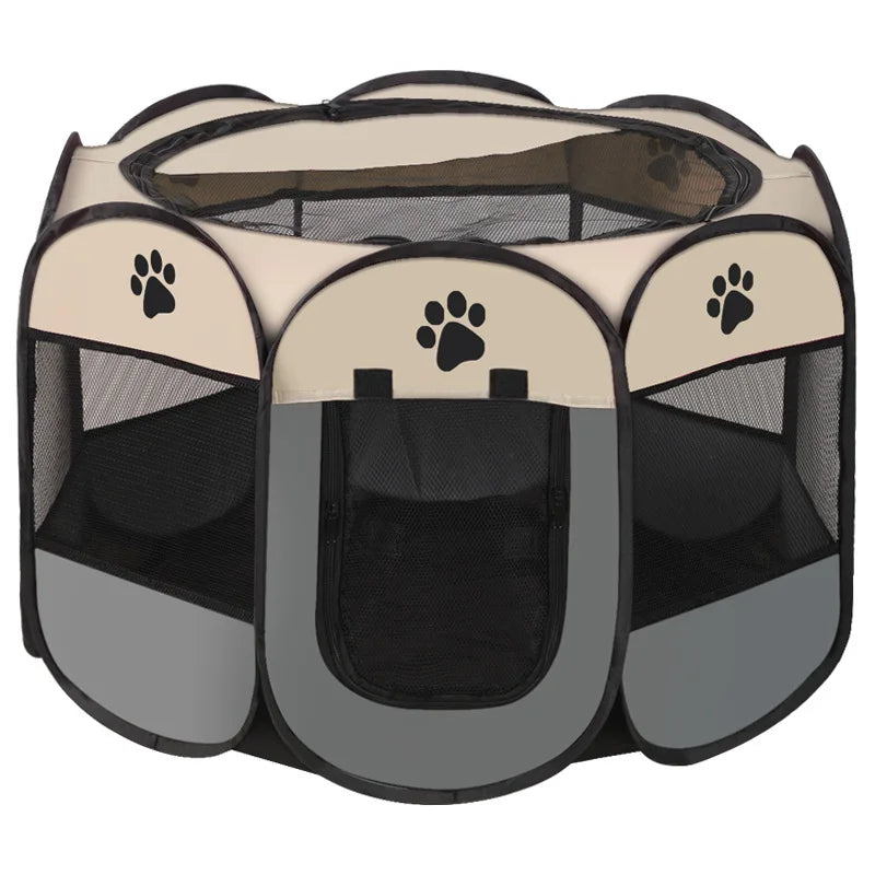 Portable Octagonal Pet Kennel – Secure & Collapsible Shelter for All Pets