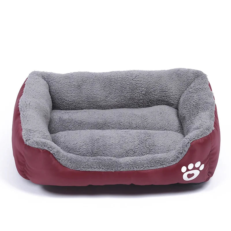 Plush Washable Large Style Dog Bed-Supportive Cushion. For Medium to Large Dogs Pet Supplies