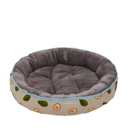 Circular Winter Warm Pet Nest – Soft, Comfortable Cat & Dog Bed for Deep Sleep | All-Season Cozy Pet Supplies