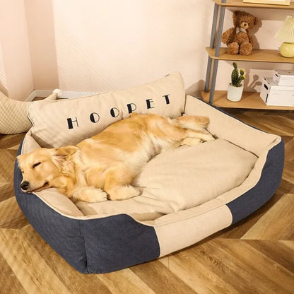 Luxury Large Pet Bedding – Removable & Washable Winter Dog Mat for Golden Retrievers, Corgis & Large Breeds