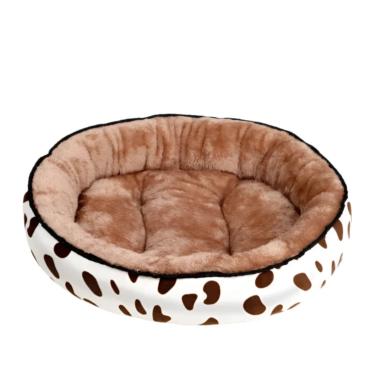 Circular Winter Warm Pet Nest – Soft, Comfortable Cat & Dog Bed for Deep Sleep | All-Season Cozy Pet Supplies