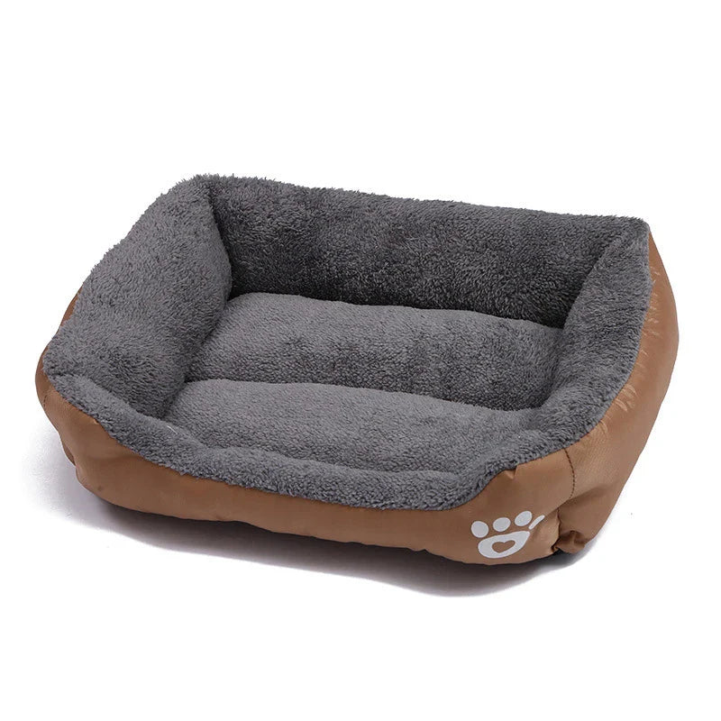 Plush Washable Large Style Dog Bed-Supportive Cushion. For Medium to Large Dogs Pet Supplies