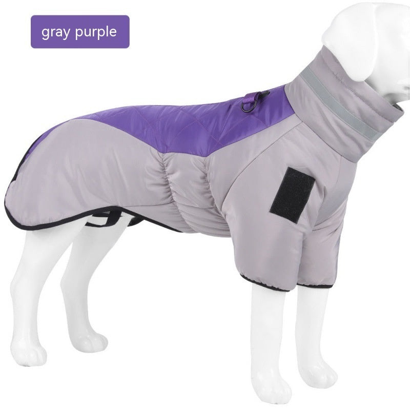 Waterproof Winter Dog Coat – Warm Thicken Vest for Medium & Large Dogs