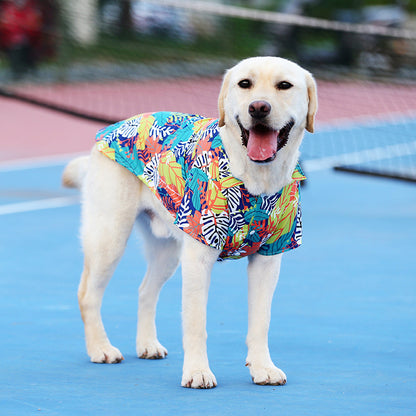 Hawaiian Pet Shirt – Lightweight Summer Clothes for Dogs & Cats