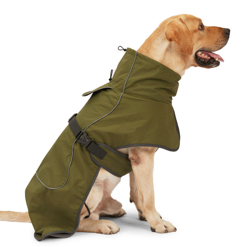 Waterproof Winter Dog Clothing – Warm Snowproof Jacket for Medium & Large Dogs