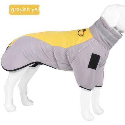 Waterproof Winter Dog Coat – Warm Thicken Vest for Medium & Large Dogs