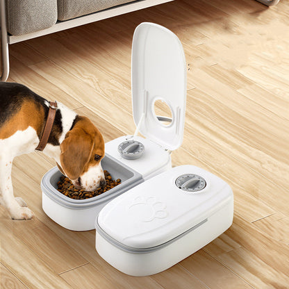 Automatic Pet Feeder – Smart Food Dispenser for Cats & Dogs with Timer and Stainless Steel Bowl